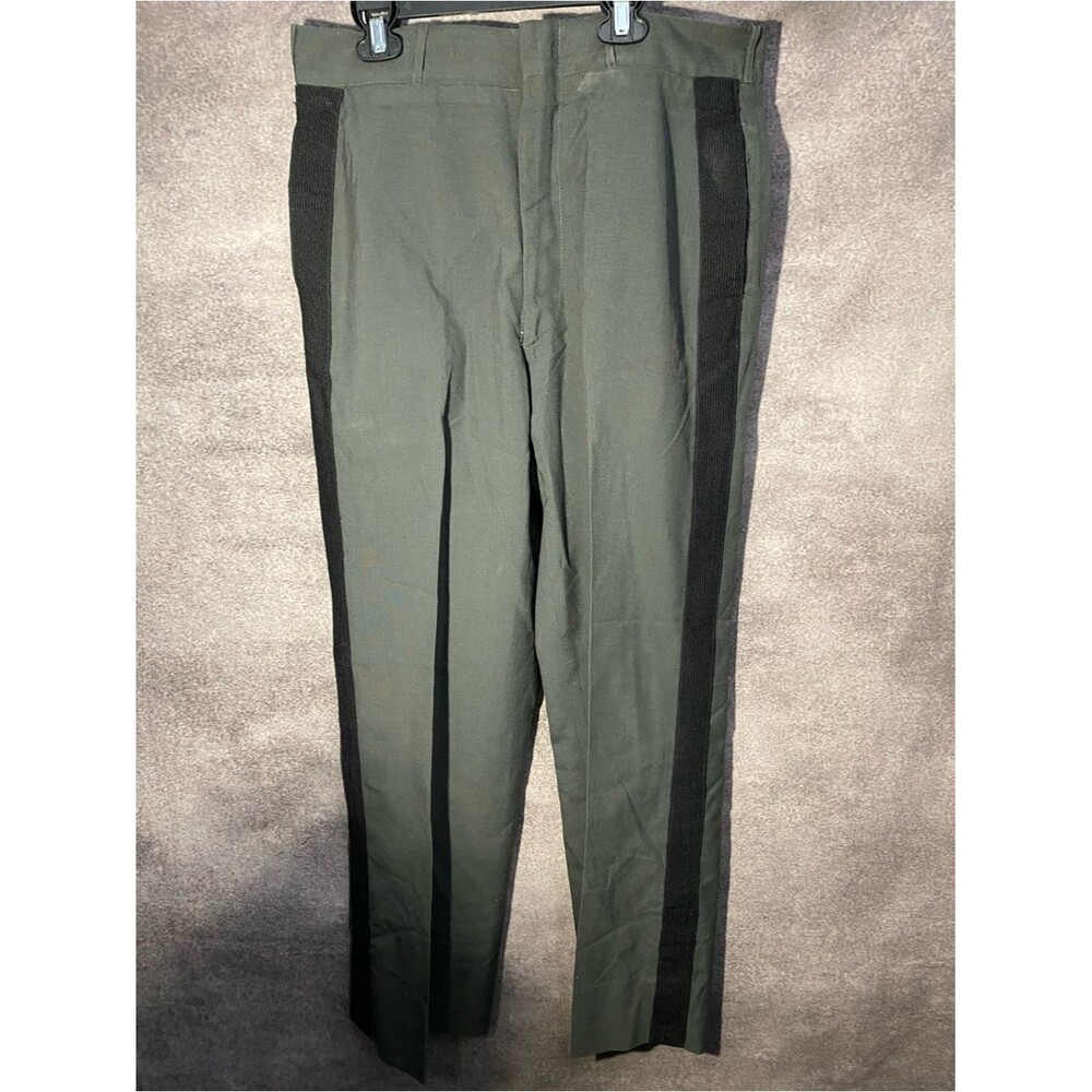 Vintage 1967 US Army AG 344 Tropical Polyester/Wool Dress Trouser Officer Stripe